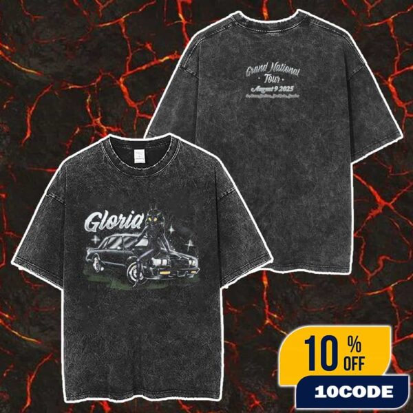 Kendrick Lamar And SZA Grand National Tour 2025 At 3Arena Stockholm Sweden On August 9 2025 Gloria Bug Artwork Merch Unisex Two Sided Washed T-Shirt