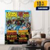 Rocklahoma 2025 Labor Day Weekend August 29-31 2025 At Pryor Oklahoma Rockin’ Red Drit Ranch Catch The Fever Music Festival Grounds Poster Lineup Poster Canvas Home Decor