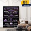 Alcatraz Music Festival 2025 7-10 August At Kortrijk Belgium Heavy Metal Fest With Poster Lineup And Highlights Poster Canvas Home Decor