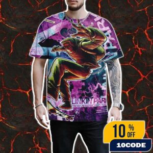 Linkin Park From Zero World Tour 2025 Kansas City Event Poster At T-Mobile Center On August 31 2025 Artist NC Winters All Over Print Unisex T-Shirt