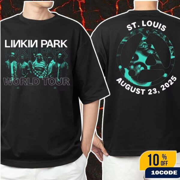 Linkin Park From Zero World Tour 2025 Merch Tee In St.Louis At Enterprise Center On August 23 2025 Classic Two Sided T-Shirt