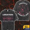 Linkin Park From Zero World Tour 2025 Los Angeles Event Poster At Intuit Dome On September 13 2025 LA Hand Sign Artist OG SLICK Wash Two Sides T-Shirt