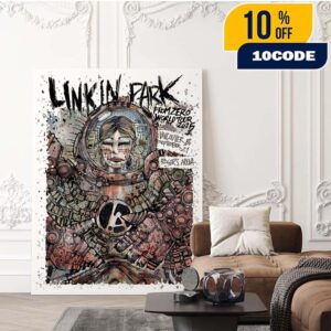 Linkin Park From Zero World Tour 2025 Vancouver BC Event Poster At Rogers Arena On September 21 2025 Home Decor Poster Canvas