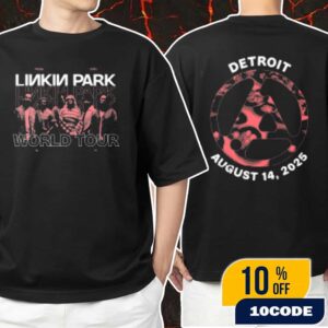 Linkin Park From Zero World Tour Detroit Event Tee August 14 2025 Exclusive Official Merchandise Available At Little Caesars Arena Unisex T-Shirt Merchandise