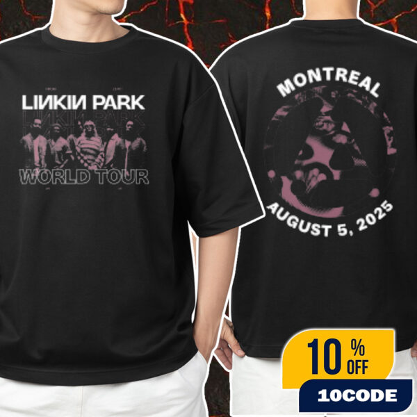 Linkin Park From Zero World Tour In Montreal Canada At Centre Bell Event Tee August 5 2025 Logo Unisex T-Shirt Merchandise