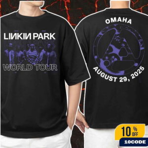 Linkin Park Omaha Nebraska From Zero World Tour 2025 Event Merch Tee At Chi Health Center On August 29 2025 Classic Two Sides T-Shirt