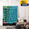 Blink-182 Missionary Impossible 2025 Tour On August 28 2025 At Hard Rock Live Hollywood Florida Poster Artwork By Brandon Heart Poster Canvas Home Decor