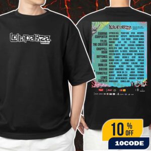 Lollapalooza Brasil 2026 On March 20-21-22 2026 At Autodromo De Interlagos Sao Paulo Brasil Multi-day Music Festival With Lineup Unisex T-Shirt Merchandise
