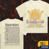 Lollapalooza In Chicago 2025 Merch Skyline Lineup Tee At Grant Park On July 31 – Aug 3 Fan Gifts Classic Two Sides T-Shirt