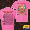 Lollapalooza In Chicago 2025 Merch Women’s Sunburst Lineup Crop Tee At Grant Park On July 31 – Aug 3 Fan Gifts Classic Two Sides T-Shirt