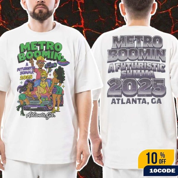 Metro Boomin A Futuristic SUMMA ’25 Tee Merch At Atlanta Georgia 2025 Classic Two Sides T-Shirt
