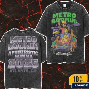 Metro Boomin A Futuristic SUMMA ’25 Tee Merch At Atlanta Georgia 2025 Wash Two Sides T-Shirt