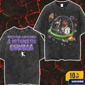 Metro Boomin A Futuristic Summa AIRBRUSH Tee Merch At Atlanta Georgia 2025 Wash Two Sides T-Shirt