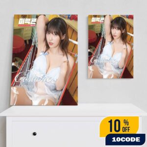 Miss Maxim Contest Season 16 Maxim Korea Magazine Round 3 Joy On Underground Idol And Streamer Sexy Photoshoot Poster Canvas
