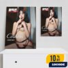 Miss Maxim Contest Season 16 Maxim Korea Magazine Round 3 Joy On Underground Idol And Streamer Sexy Photoshoot Poster Canvas