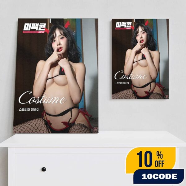 Miss Maxim Korean Magazine Contest Season 16 2025 Round 3 Aesoon Model Streamer BJ Succubus Concept Photoshoot B-Cut Poster Canvas
