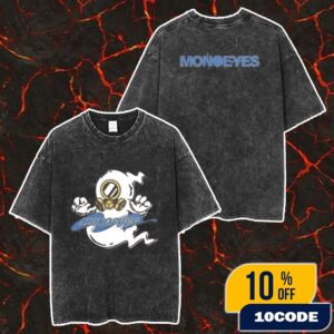 Monoeyes Rush Ball 2025 Music Festival Band Tee Merch Unisex Two Sided Washed T-Shirt