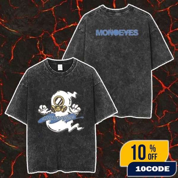 Monoeyes Rush Ball 2025 Music Festival Band Tee Merch Unisex Two Sided Washed T-Shirt