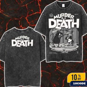Murder By Death Denver Colorado 2025 Retro Mickey Shows Poster At Gothic Theatre On August 21 And 22 Fan Gifts Wash Two SIdes T-Shirt