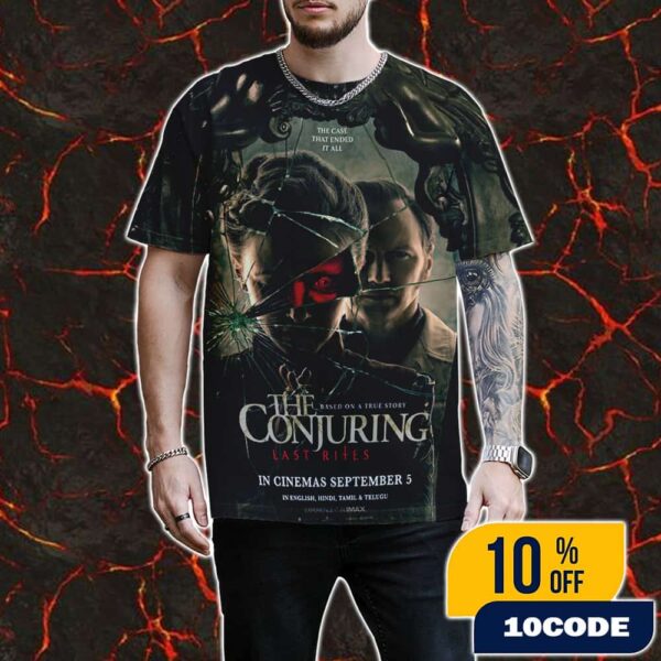 New Poster For The Final Conjuring Last Rites Based On A True Story September 5 2025 All Over Print Graphic T-Shirt, Hoodie