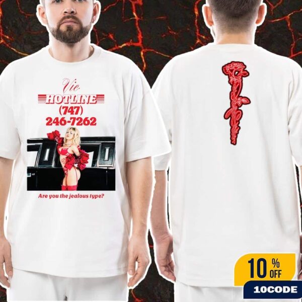 New Single Jealous Type Doja Cat Vie Hotline Poster Are You The Jealous Type Release On August 2025 Fans Gift Classic T-Shirt Two Sides