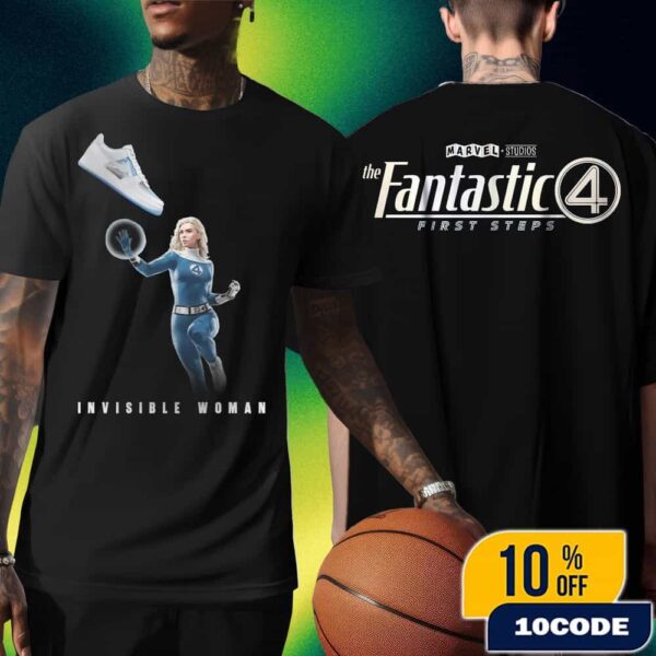Nike Air Force 1 Invisible Woman 2025 Fantastic Four Logo Sneaker Merch Unisex T-Shirt