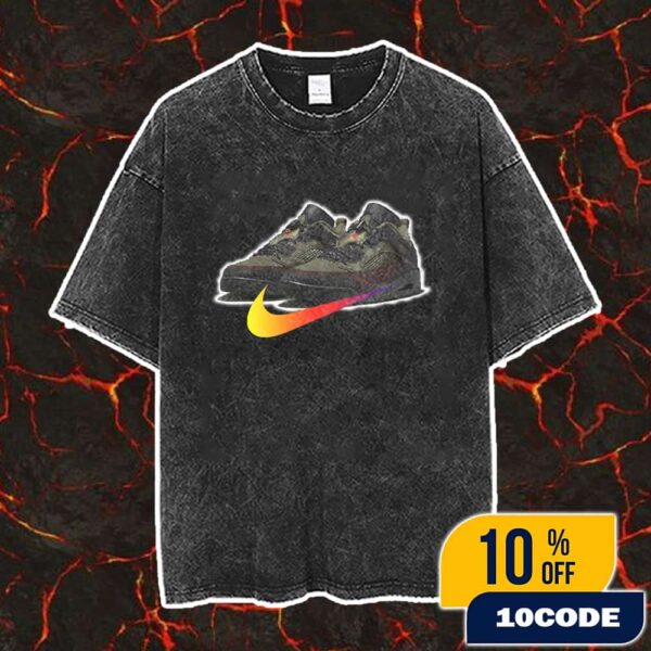Nike Air Jordan Spiz’ike Low Beef And Broccoli Holiday 2025 Sneaker Vintage Washed Unisex T-Shirt