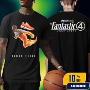 Nike Air Max 95 Human Torch 2025 Fantastic Four Logo Sneaker Merch Unisex T-Shirt