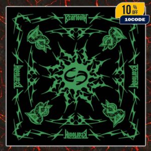 Official Beartooth Band Halloween 2025 Green Logo Merchandise Bandana