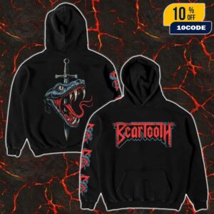 Official Beartooth Band Serpent Unisex All Over Print Hoodie