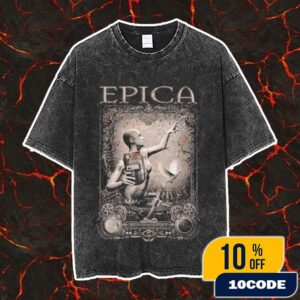 Official Epica Requiem For The Indifferent Vintage Washed Unisex T-Shirt