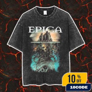 Official Epica The Quantum Enigma Vintage Washed Unisex T-Shirt