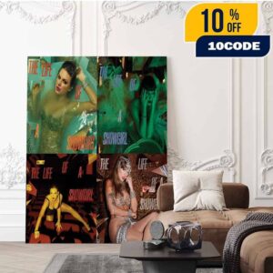Official Full Poster New Album The Life Of A Showgirl Taylor Swift Out October 3, 2025 Fan Gifts Home Decor Poster Canvas