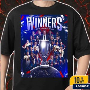 Official Paris Saint-Germain Champions UEFA Super Cup 2025 PSG Winner SUPERCOUPE Classic T-Shirt