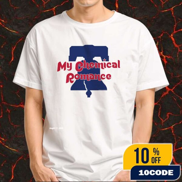 Philadelphia Phillies x My Chemical Romance Logo Collab Merchandise Unisex T-Shirt