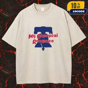 Philadelphia Phillies x My Chemical Romance Logo Collab Unisex Washed Tee