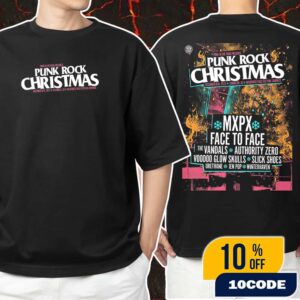 Punk Rock Christmas December 6th 2025 At Wild Horse Pass Festival Grounds Chandler Arizona Punk In The Park Presents Poster Lineup Unisex T-Shirt Merchandise