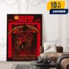 The Offspring Minneapolis Event Poster By Dylan Goldberger Supercharged Worldwide Tour August 15 2025 At Target Center Poster Canvas Home Decor
