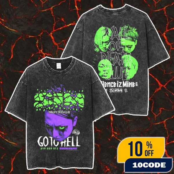 SiM x Rudie’s Wall Of Death Club Tee Release On August 31 2025 At Rush Ball 2025 Festival At Izumiotsu Phoenix Japan Merch Unisex Two Sided Washed T-Shirt