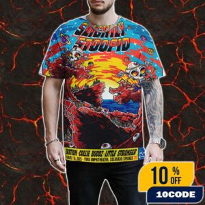 Slightly Stoopid Colorado Springs Event Poster August 10 2025 At Ford Amphitheater Step Into The Sun Summer Tour Artwork By Dr Juanpa All Over Print Graphic T-Shirt, Hoodie