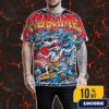 The Offspring Supercharged World Tour On August 24 2025 At Germania Insurance Amphitheater Austin TX Poster Event Artwork By Jim Mahfood All Over Print Graphic T-Shirt, Hoodie