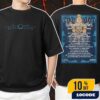 The Halo Effect Summer Shows Poster Tour Dates 2025 Metal Rock Style Rockwave To Metalacker Festival Unisex T-Shirt Merchandise