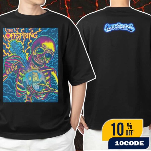The Offspring Concert Poster For Cuyahoga Falls Is A Smash August 13 2025 At Blossom Music Center Artwork By Tim Baron Unisex T-Shirt Merchandise