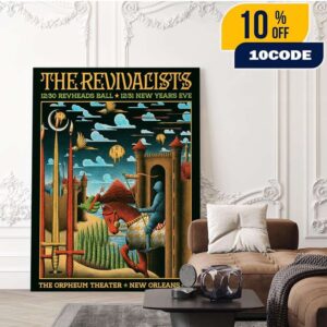 The Revivalists New Years Eve Show Poster In New Orleans Los Angeles At The Orpheum On December 31st 2025 Home Decor Poster Canvas