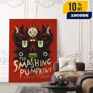 The Smashing Pumpkins The End Is Nero Tour On August 24 2025 At Helsinki Ice Hall Finland Poster Event Artwork By Muahstuff Poster Canvas Home Decor