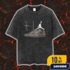 Queens Of The Stone Age The End Is Nero Tour August 2 2025 At Tallinn EE Unibet Arena Black Box Poster Event Artwork Design By Cristian Alarcon D Merch Unisex Two Sided Washed T-Shirt