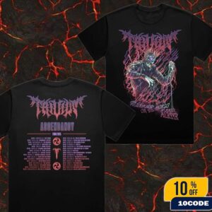 Trivium Ascendancy Tour T-Shirt 2025 Date Lists Merchandise Two Sides Tee