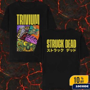 Trivium Struck Dead New Song Release On October 31st 2025 Merchandise T-Shirt Two Sides