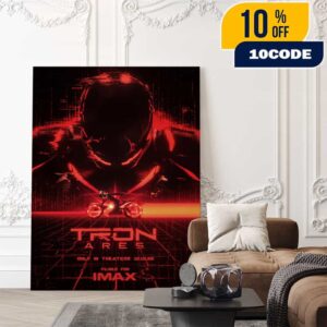 Tron Ares Poster Movie In Theaters October 10 2026 Filmed For IMAX Artwork By jximedesigns Poster Canvas Home Decor