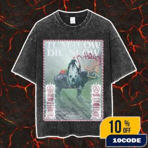Tune Low Die Slow Ho Ho 2025 Festival With Headliner The Acacia Strain 13-14 December 2025 At Empire Live Albany New York Poster Santa Claus Metal Artwork Washed T-Shirt